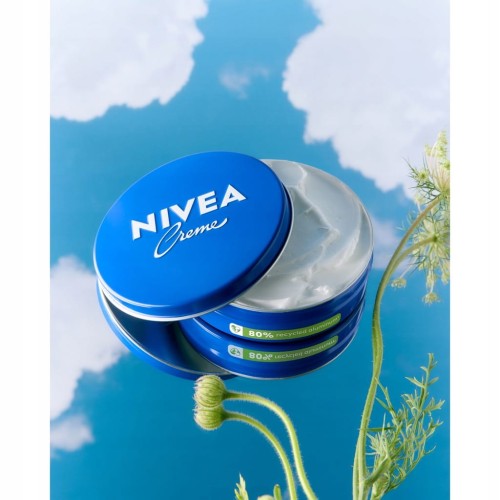 NIVEA CREME Nawilżający krem do twarzy, ciała i rąk na dzień i noc 250ml