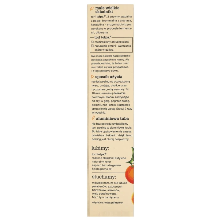 Peeling Enzymatyczny 3 Enzymy 40 ml do Twarzy Złuszczający Tołpa Sebio