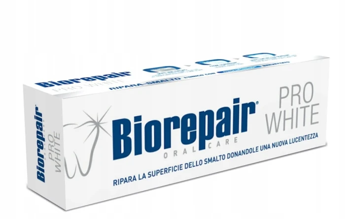 Biorepair Pro White pasta wybielająca do zębów mięta 75 ml