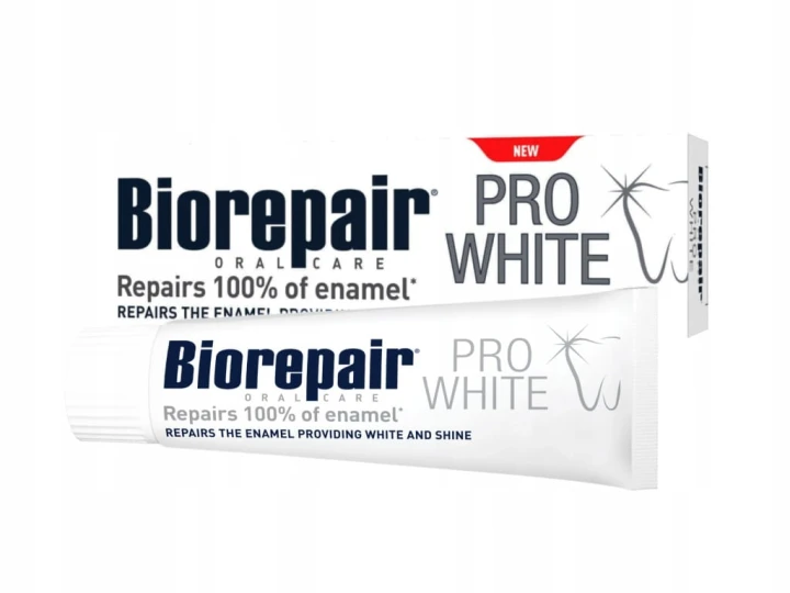 Biorepair Pro White pasta wybielająca do zębów mięta 75 ml