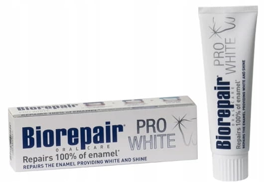 Biorepair Pro White pasta wybielająca do zębów mięta 75 ml