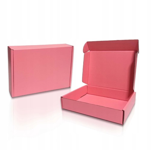 Karton fasonowy pudełko mocno 150x100x40 dwustronny RÓŻOWY PREMIUM 20szt.