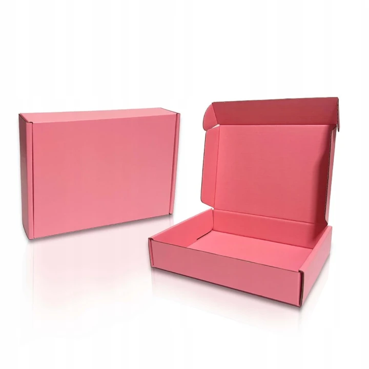 Karton fasonowy pudełko mocno 150x100x40 dwustronny RÓŻOWY PREMIUM 20szt.