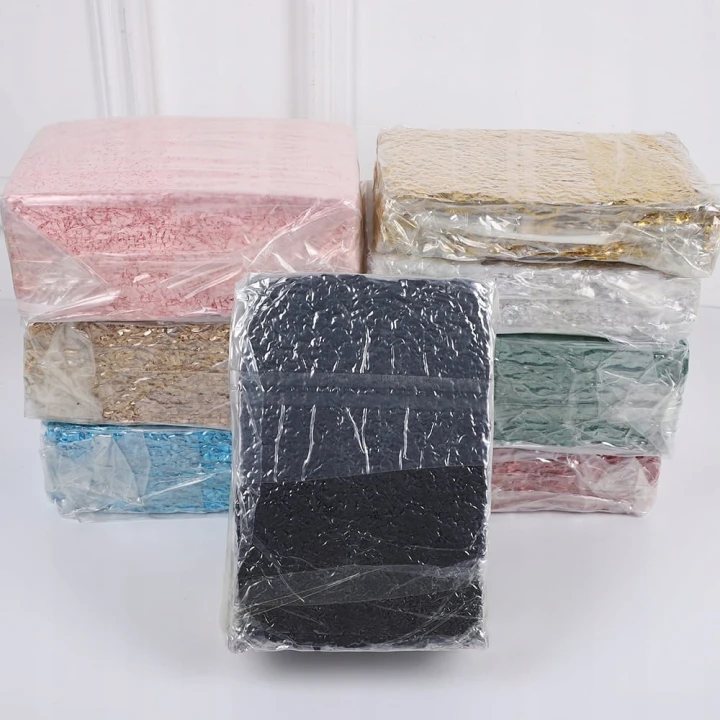 Wypełniacz papierowy kremowy wiórki 900g, sianko, prezent, sizzlepak, ECO