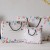 TORBY PREZENTOWE motyle kwiaty 17x6×15cm 250GSM na PREZENT Walentynki 10szt