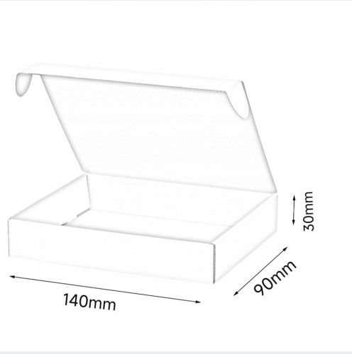 Karton fasonowy 140x90x30 dwustronny biały 20 SZT. pudełko