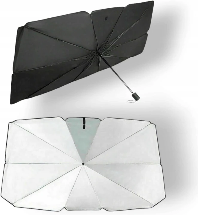 PARASOL UV OSŁONA PRZECIWSŁONECZNA DO SAMOCHODU AUTA NA PRZEDNIĄ SZYBĘ MATA